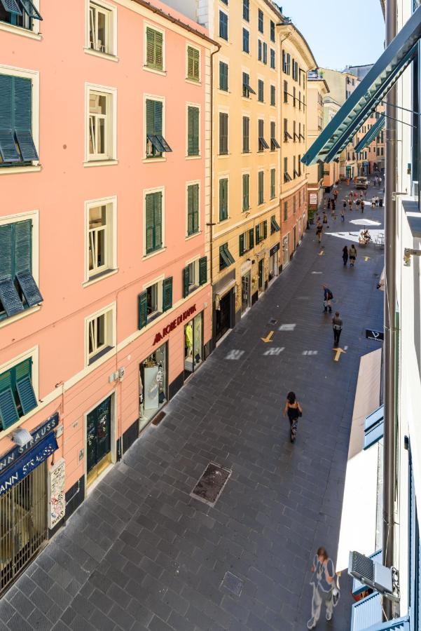 제노바 Esclusivo 130 Mq + Terrazzo Via San Vincenzo 아파트 외부 사진