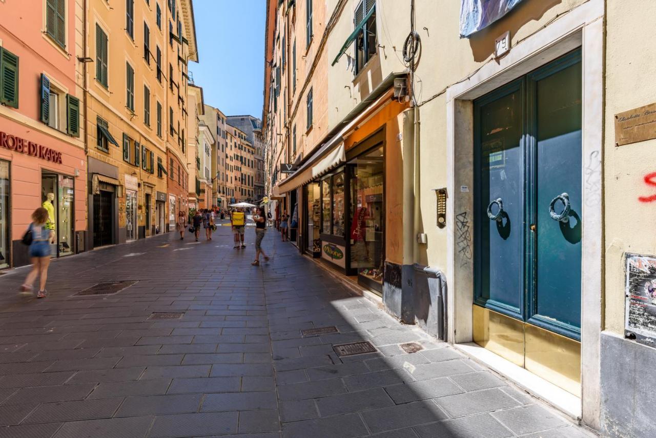 제노바 Esclusivo 130 Mq + Terrazzo Via San Vincenzo 아파트 외부 사진