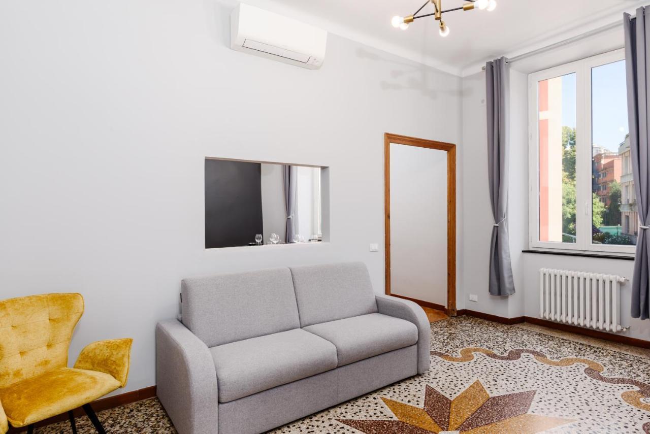 제노바 Esclusivo 130 Mq + Terrazzo Via San Vincenzo 아파트 외부 사진