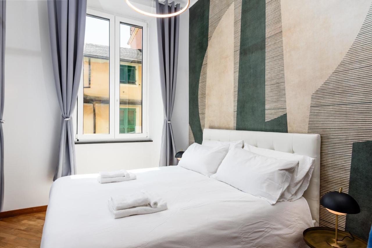 제노바 Esclusivo 130 Mq + Terrazzo Via San Vincenzo 아파트 외부 사진